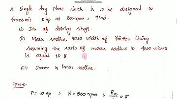 DTS - UNIT 5 - DESIGN OF CLUTCHES - BY ARUN