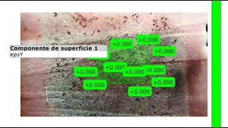 Deformación de material elástico mediante GOM correlate