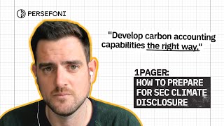 How To Prepare for SEC Climate Disclosure