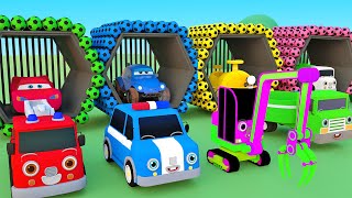 five little monkey  Choose the right key to save the car from cage  Nursery Rhymes & Kids Songs