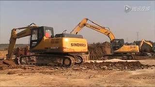 Excavadora CHANGLIN Sinomach ZG3365LC-9C Trabajo en Tosquera