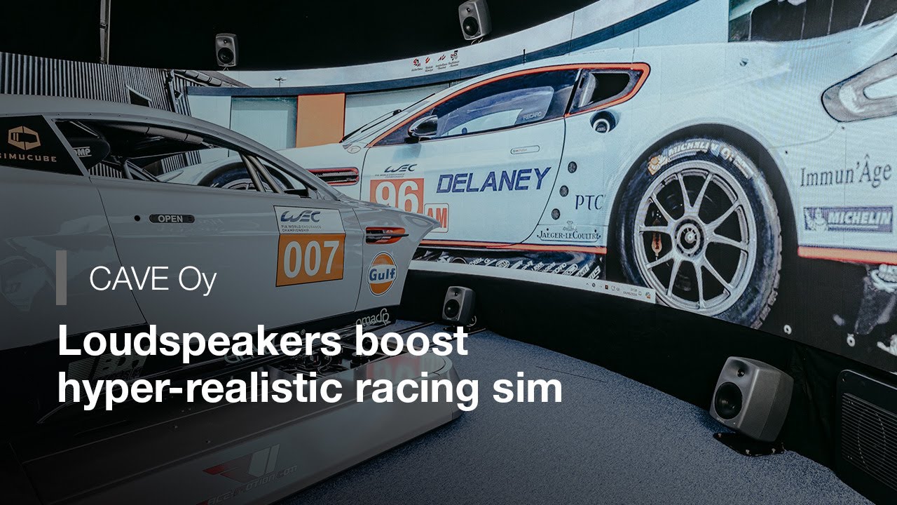Hyper Relistic Racing Sim Genelec | Loudspeakers boost Cave Oy’s hyper-realistic racing simulator ...
