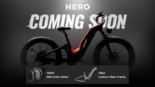 New Full Carbon Fiber Full Suspension 2024 Heybike E-bike Model at CES 2024