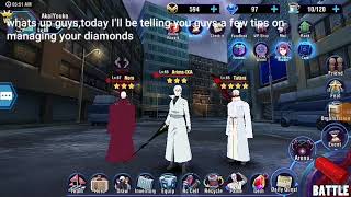 TOKYO GHOUL:DARK WAR | HOW TO MANAGE DIAMONDS | TIPS screenshot 3