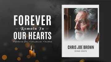 Free Classic Book Collage Photo Memorial Funeral Ceremony Video Template (Customizable)--FlexClip