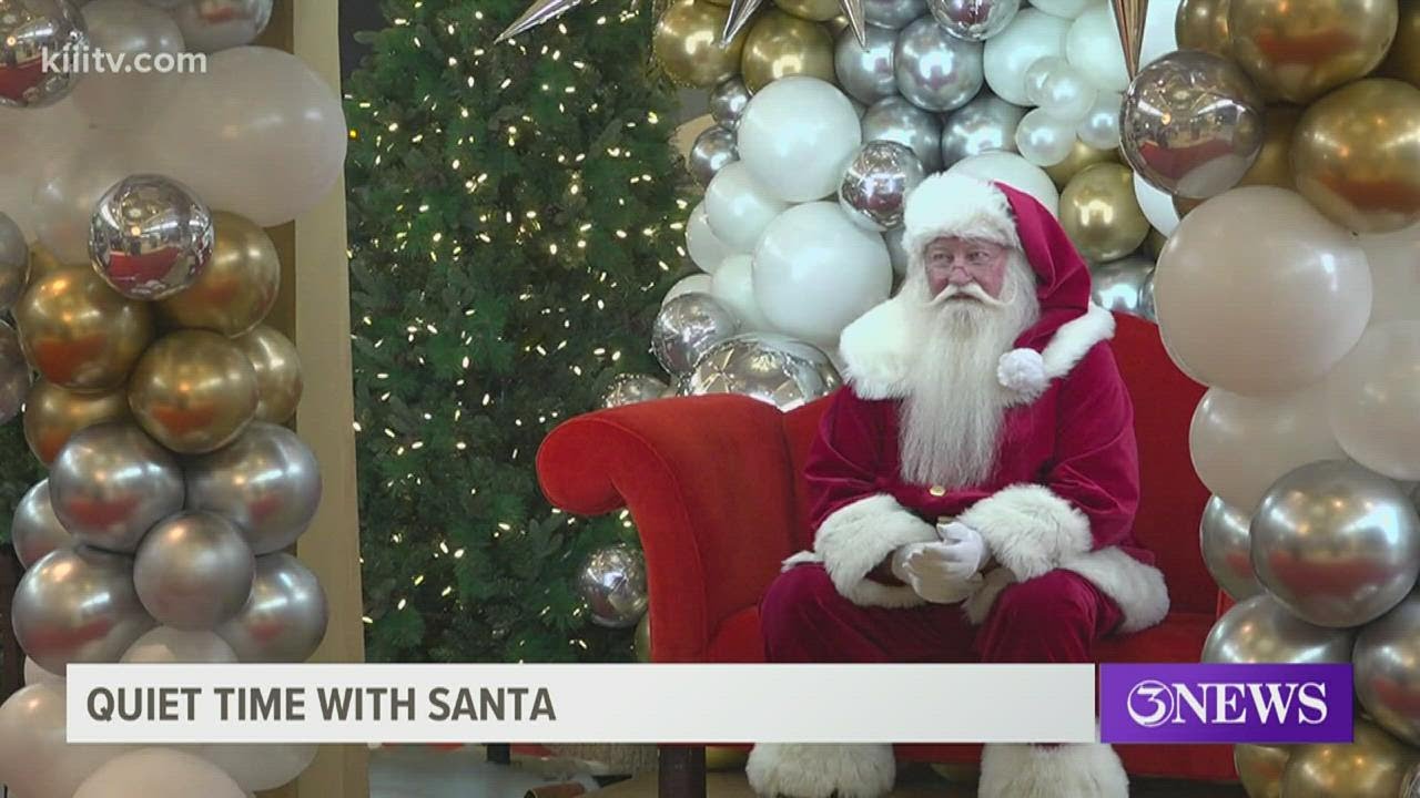 Children with special needs get quiet time with Santa Claus - YouTube
