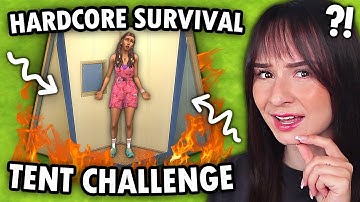 I tried the HARDCORE SURVIVAL CHALLENGE in The Sims 4 Adventure Awaits