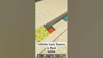 The Easiest Infinite Lava Source in Minecraft!