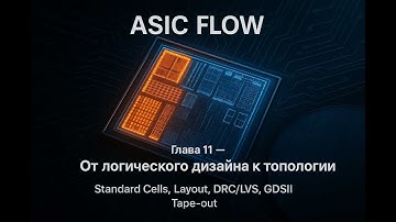 DDF #11 - Глава 11. От логического дизайна к топологии. ASIC Flow и Tape-out 2025 11 01 20 02 49