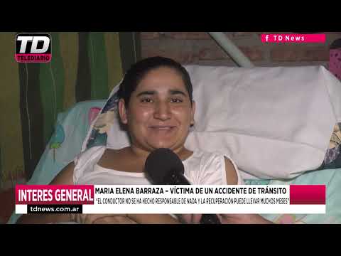 MARIA ELENA BARRAZA   VICTIMA DE UN ACCIDENTE DE TRANSITO   EL CONDUCTOR NO SE HA HECHO RESPONSABLE