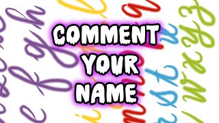 Procreate Style Calligraphy LIVE on Samsung S25 Ultra ✍️ Name Requests Update