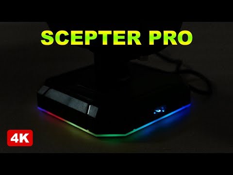 REDRAGON Scepter Pro / RGB Headset Stand with 4X USB Ports [HA300] - UNBOXING 4K