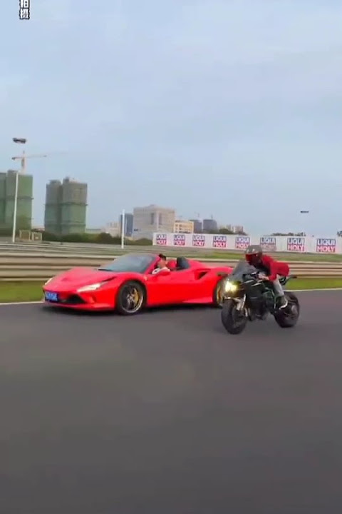 Ninja H2R Vs lamborghini Drag Race😈#shorts#trending#subscribe#ninjah2r#h2r#lamborghini@ManojDey#top
