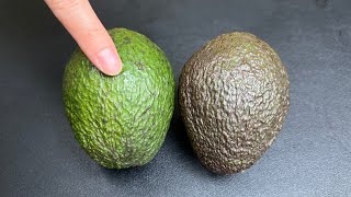 You can tell whether the avocado is good or not just by looking at this location. You can pick the