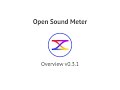 Open Sound Meter v0.3.1 — full overview
