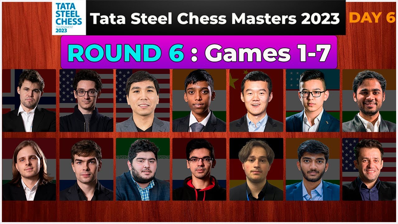 Tata Steel Masters 2023: Caruana joins the leaders