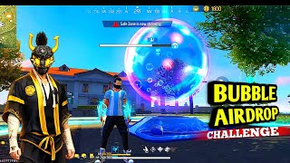 Only BUBBLE AIRDROP GUN Challenge || Solo Vs Squad Rank Match || Garena Free Fire