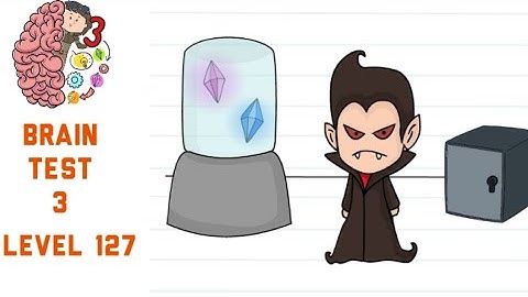 Brain Test 3 Level 127 Meanwhile dracula was looking for a way to unlock the gem