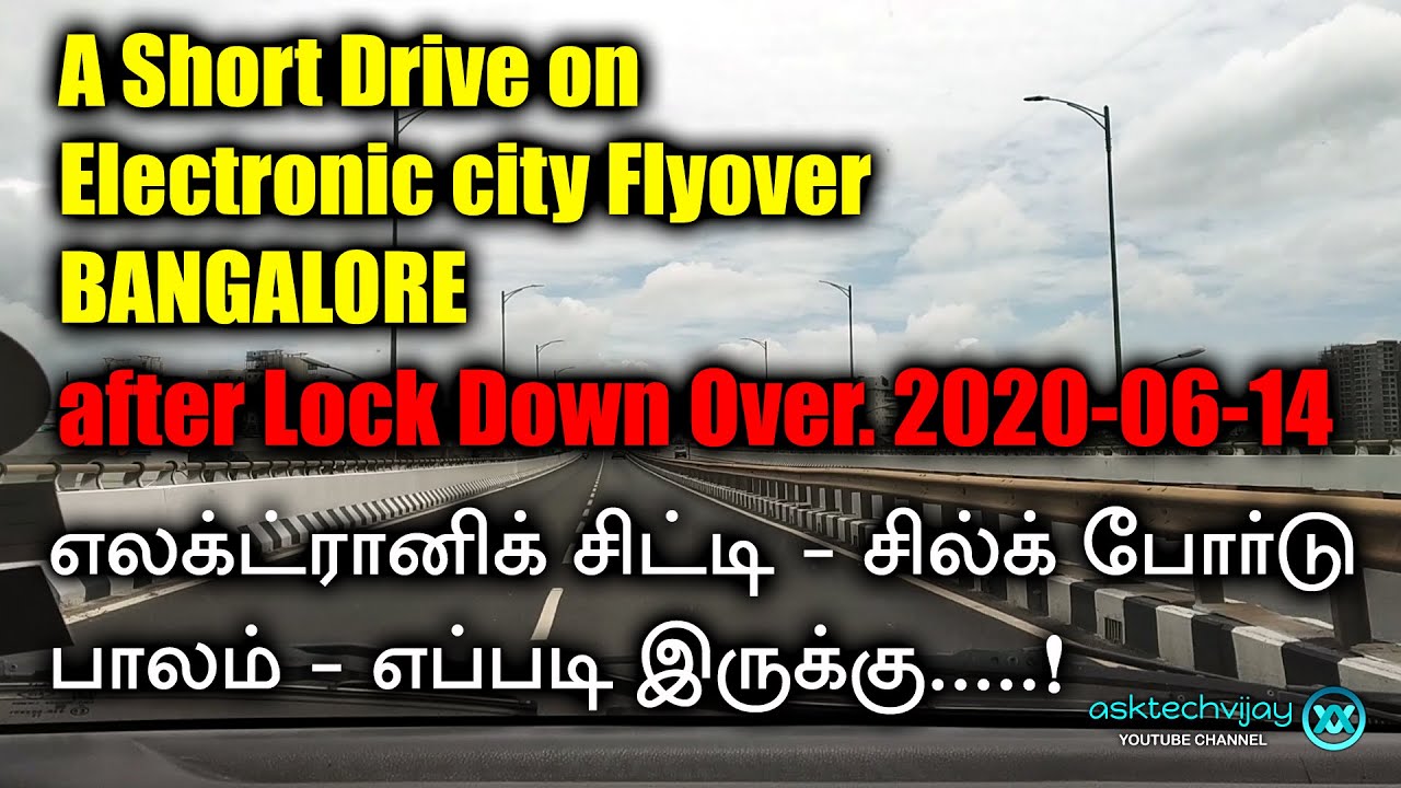 Electronic City Flyover A Short Ride...! YouTube