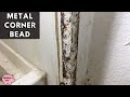 Metal Corner Bead in a Bathroom | Rust