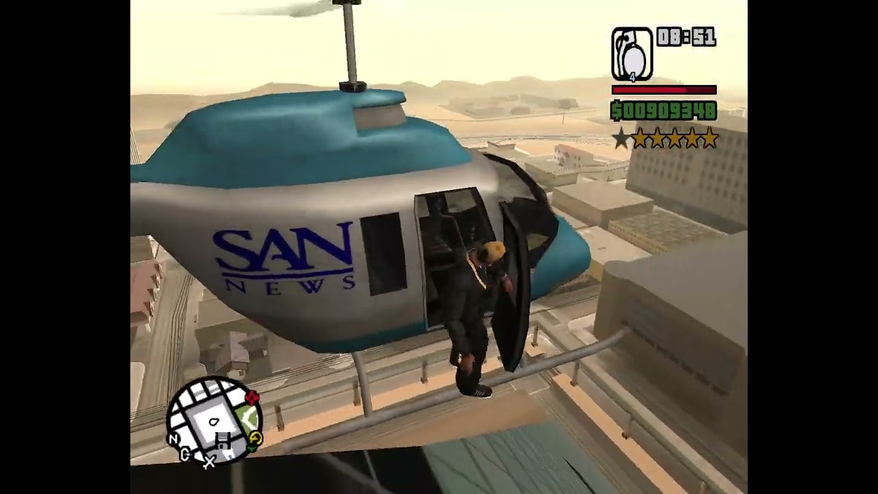 GTA SA Vehicles;News Chopper and FBI Rancher