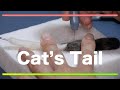 羊毛フェルトで作る猫の尾/Cat's Tail