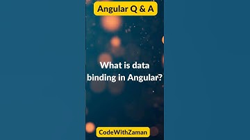 What Is Angular Data Binding?