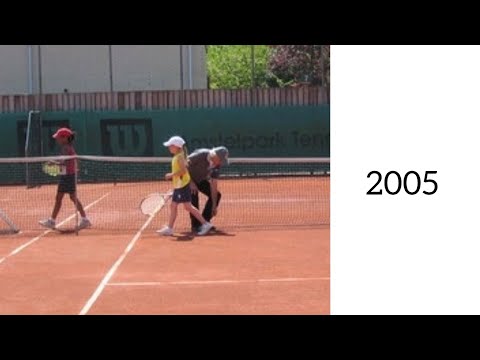 Zoë Gubbels - Tennis practice 2005