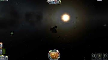 Sync orbit and rescue the pod. - Kerbal Space Program
