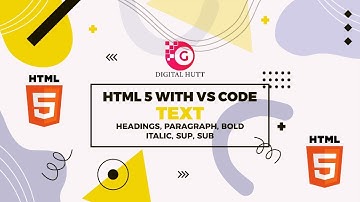 HTML5 Text Formatting Tags Part-1 || Digital Hutt || HTML Tutorial in Hindi/Urdu