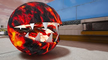 Robot Pacman vs Spiky Monster, Lava Robot, and More: An Epic Labyrinth Escape Adventure