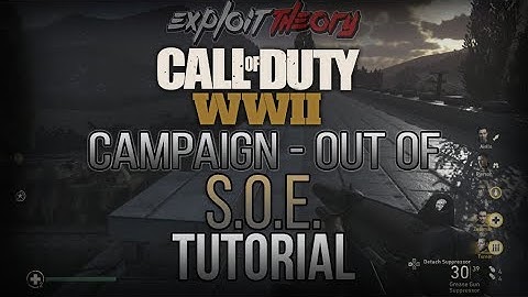 OUT OF S.O.E. GLITCH | Call of Duty World War 2 (Campaign) | Tutorial