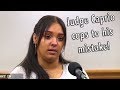 Mommy is guilty & Judge Caprio cops to his mistake!