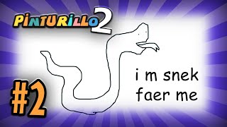 Terrifying Python! | Online Drawing Game w/ Enny