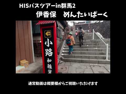 HISバスツアーin群馬2　伊香保温泉の石段#shorts