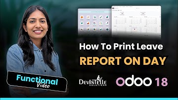 How To Print Leave Report On Day In Odoo