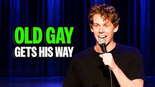 70 Year Old Introduces Us To His 40 Year Old Boyfriend | Lucas Zelnick Stand Up Comedy Crowd Work
