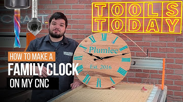 How to Make a Clock on CNC | ToolsToday