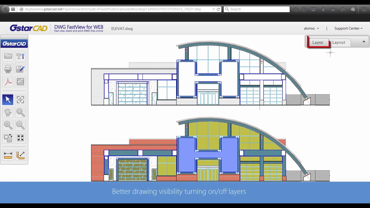Phần mềm đọc bản vẽ CAD trên web hoàn toàn miễn phí: DWG Fastview for web