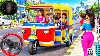Indian Tuk Tuk Auto Rickshaw Games 2026 - Rickshaw Pick Drop Passenger Transport 3D Android Gameplay screenshot 5