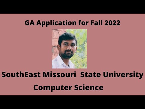 GA Applications for Fall 2022 at SEMO