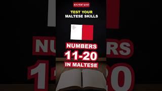 Learn Maltese: Numbers 11-20 | Quiz