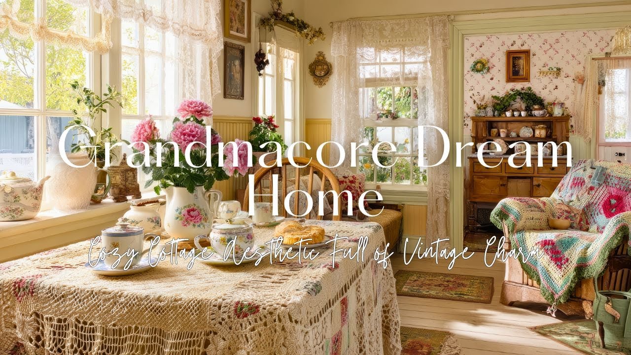Grandmacore Dream Home 🕯️ | Cozy Cottage Aesthetic Full of Vintage ...