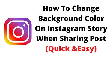 how to change background color on instagram story when sharing post