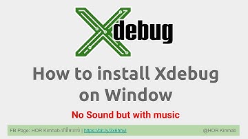 How to install Xdebug on Window HKimhab