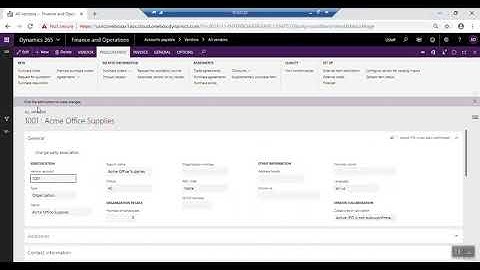D365 Finance Vendor Collaboration
