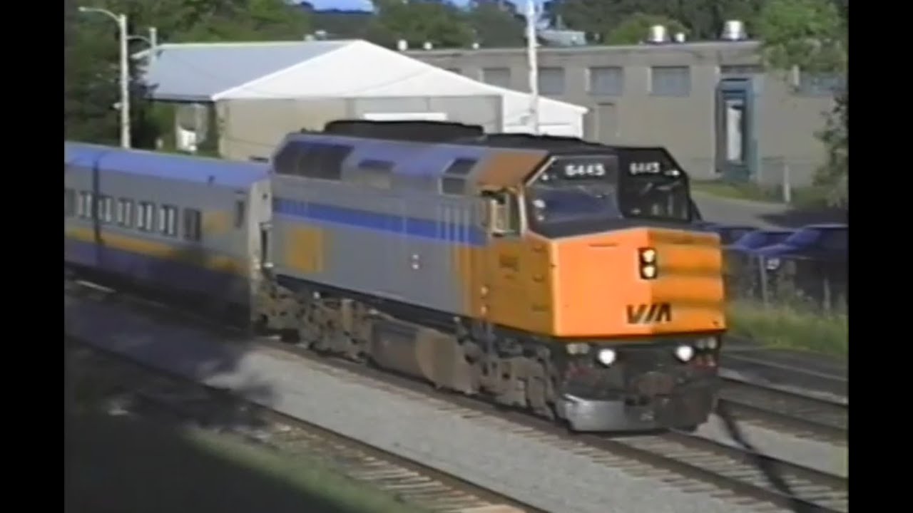 Trains of Lansing MI June 1991 part 1 YouTube