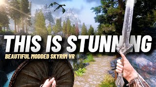 Fully modded SKYRIM VR on a 4090 is GORGEOUS! // Skyrim VR BEST Graphics Mods