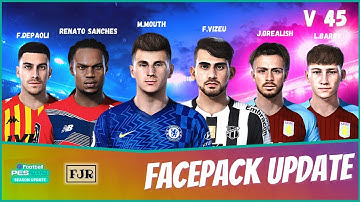 PES 2021 - UPDATE FACE V45 | SIDER VERSION & CPK VERSION