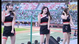 KT WIZ  . 李藝斌 鄭熙靜 金吉娜 金佳賢 . SSG 客場 局間表演 CATCH CATCH 260605